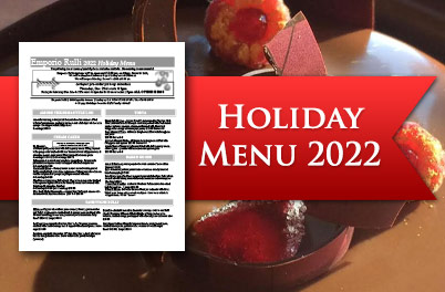 Download our Holiday Menu 2022 (PDF)