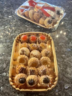 1/2 LB Gluten-Free Almond-paste Assortment Cookie Tray Image #358